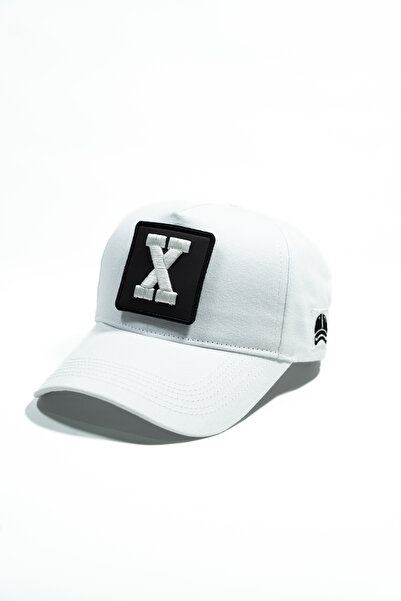 all hats Replaceable Patch Hat with X Letter Patch Detail |   Meshless Flat T...