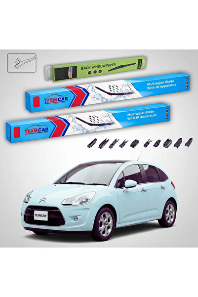 TEAMCAR Ștergătoare Citroën C3 Gen II A51 Hatchback 2009-2016 |   Set Față și...