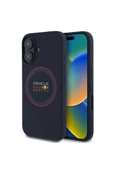 Red Bull RBHMP16M24SIILVR iPhone 16 Plus 6.7 " σκληρή θήκη ναυτικό μπλε Σιλικ...