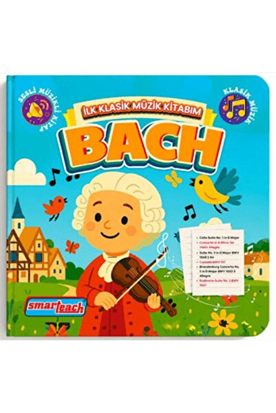 Smarteach Yayınları İlk Klasik Müzik Kitabım Bach - Sesli Kitap