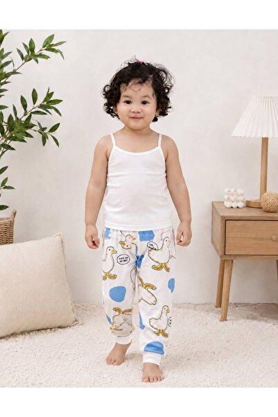 MODABOX Unisex Children's 2-13 Years Old White 100% Cotton Thread Strap Under...