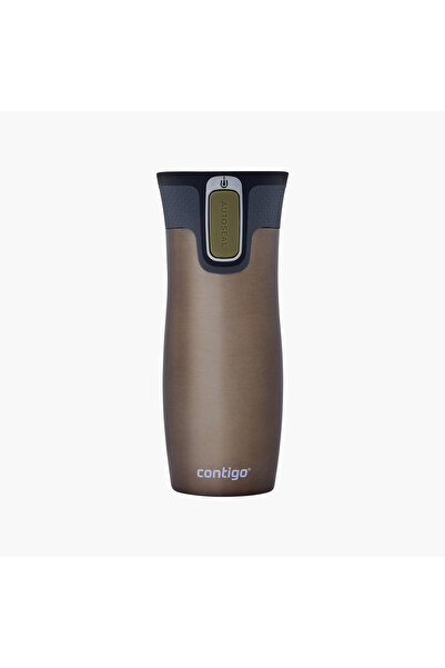 Contigo كوب سفر من الفولاذ المقاوم للصدأ مع غطاء ذاتي الإغلاق وتصميم مقاوم لل...