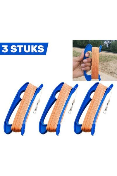 OEM 3 bucăți - Tamburi pentru zmeu cu 100 de metri de sfoară - Accesorii pent...