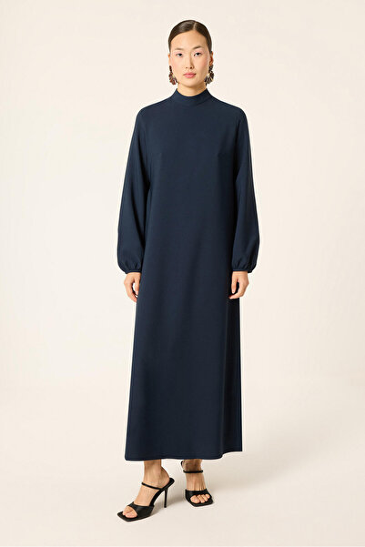 Touché Privé Pleated Crepe Dress
