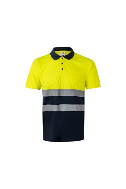 Velilla Tricou polo reflectorizant cu mânecă scurtă, 140 gsm, 305504, bleumar...