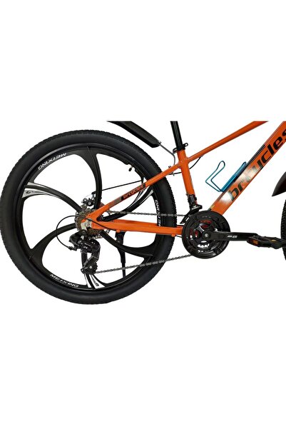 BR CYCLES Bicicletă MTB 24″ BR Tornado A2404, cadru din aluminiu, 21 de vitez...
