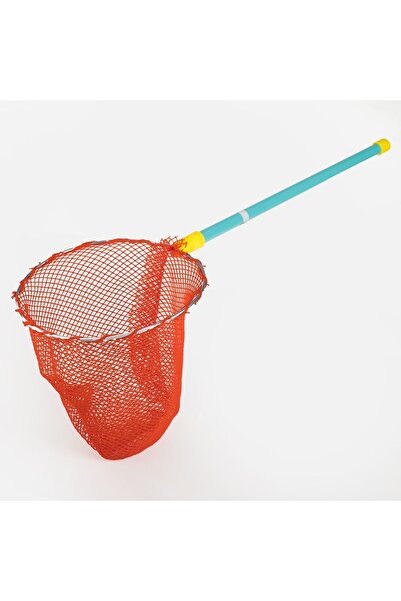OEM Plasă de pescuit metalică colorată, mâner de 61 cm - Plasă roșie pentru i...