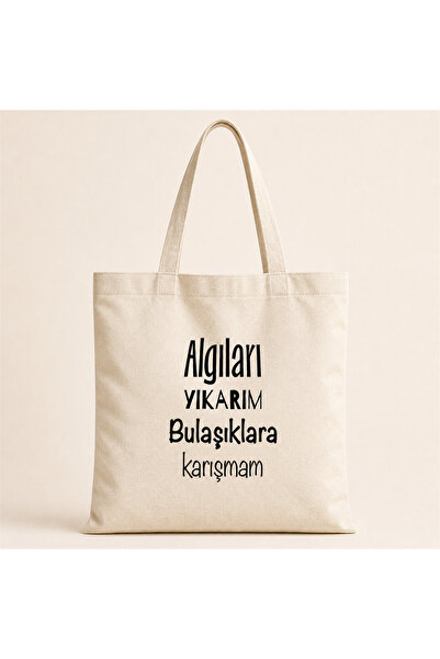 Kırtasiye Ofisi Opravim svoje percepcije, ne uplićem se u posuđe, platnena to...