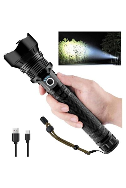 STARSTAR USB-C high-power LED flashlight camping/hiking.