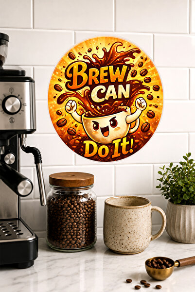 Mayeka Κούπα καφέ με μοτίβο κινουμένων σχεδίων "Brew Can Do It Motivasyon " α...