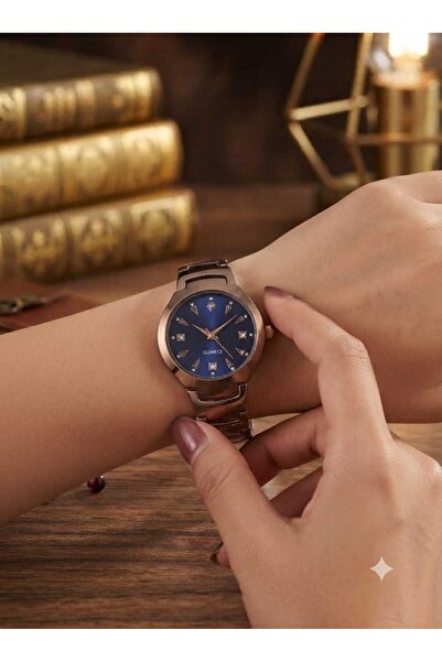 SPECTRUM PREMİUM Minimal Round Metal Cord Women's Wristwatch