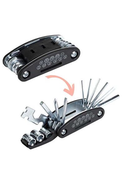 OEM Trusa cu Unelte pentru Reparat Pana Bicicleta 15-in-1 Compact & Pliabil