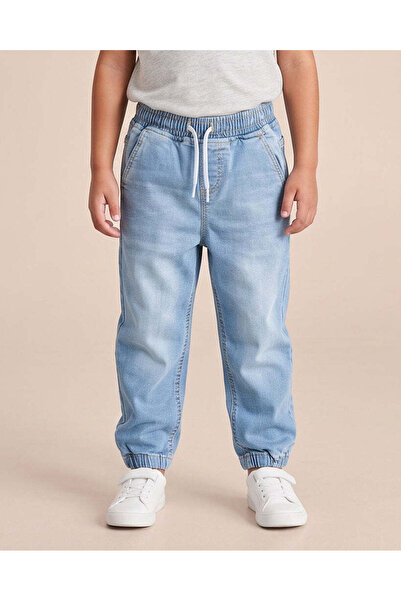 REDTAG Boys Blue Pull On Jogger Jeans
