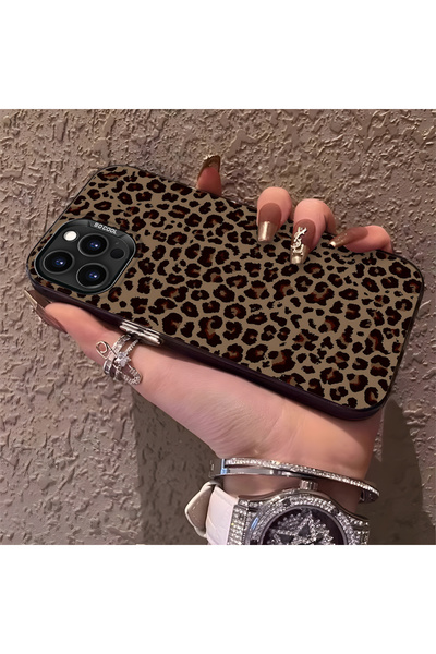 CHICASELUX iPhone 12 Pro Max Uyumlu Klasik Leopar Desenli Kılıf, Yüksek Kalit...