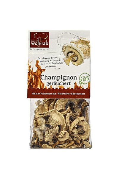 Wohlrab Ciuperci champignon organice uscate și afumate, 20g