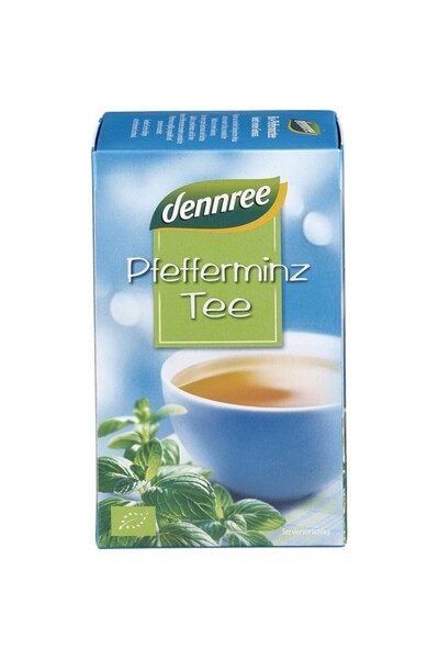 Dennree Ceai de mentă 20 plicuri bio, 30g