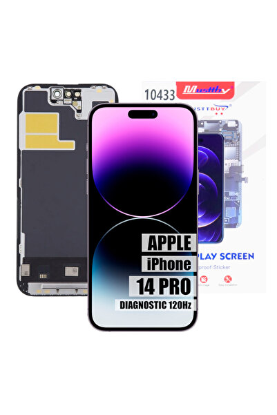 Musttby Ecran de afișare Soft OLED LCD programabil pentru Apple iPhone 14 Pro...