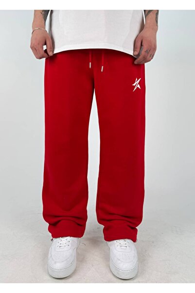 zaee Star Embroidered All Seasons Wearable Adjustable Leg Loose Sweatpants