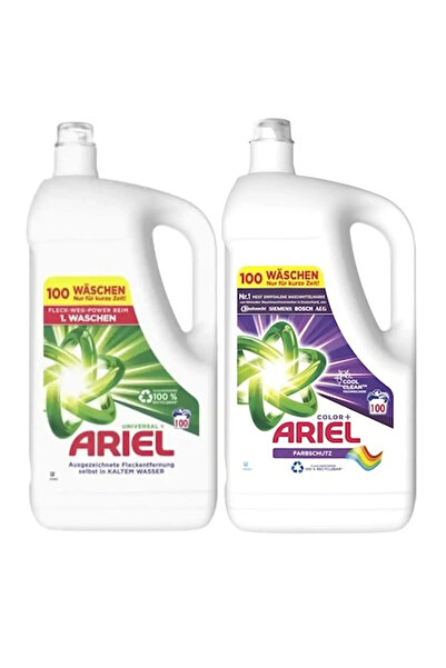 Ariel Pachet detergent lichid de rufe Universal Clean 5L + Color+ 5L