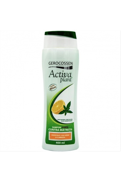 GEROCOSSEN Sampon cu grapefruit si ceai verde Activa Plant, contra matretii F...
