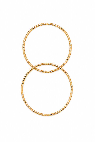 Nildenhobim Gold Metal Double Ring Bag Handle – 11 cm Ring Diameter, Accessor...