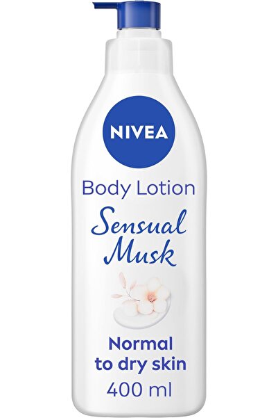 Nivea Body Lotion for Normal to Dry Skin, Sensual Musk, 24 Hours of Noticeabl...