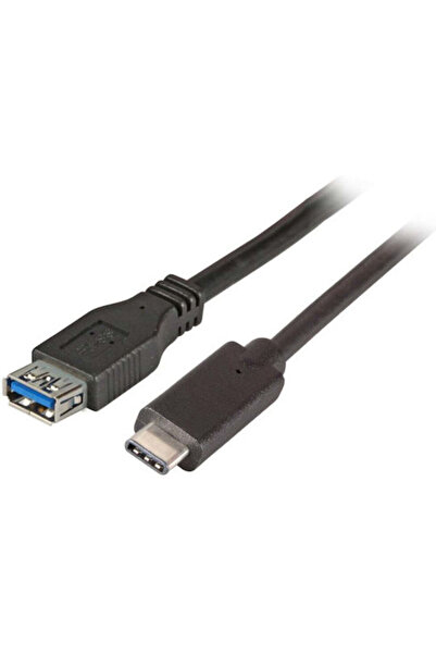 EFB Καλώδιο USB 3.2 USB-C αρσενικό - USB-A θηλυκό Μαύρο 0,2μ (K5313SW.0,2)