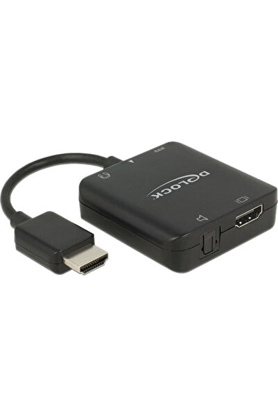 DELOCK Μετατροπέας HDMI / micro USB αρσενικό σε 3.5mm / HDMI / Toslink θηλυκό...