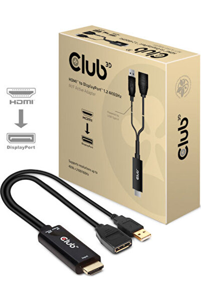 Other Club3D HDMI σε DisplayPort 4K60Hz Ενεργός Προσαρμογέας Μετατροπέας (Αρσ...