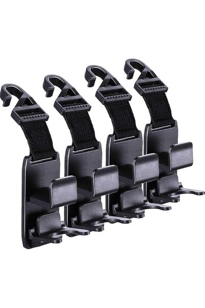 KOOPAO Car Seat Headrest Hook, 4 Pack Universal Car Storage Headrest Hanger H...