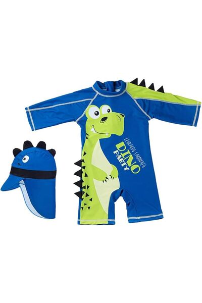 Best Baby Boys Kids Swimsuit Toddlers One Piece Zipper Swimwear with Hat Rash...