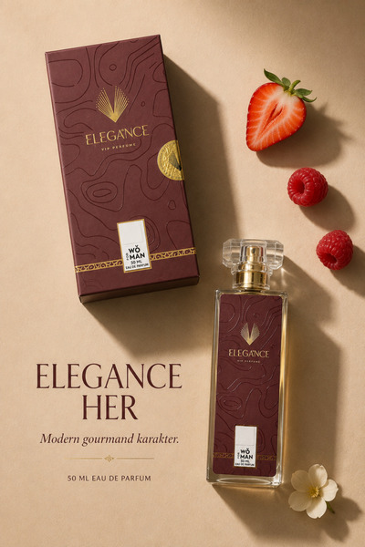 silver elegance vip perfume Elegance Her Edp 50 ml – Çilek, Vanilya ve Gourma...