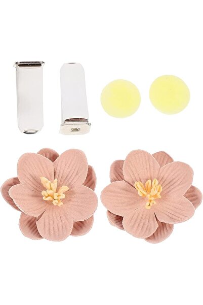 GENERAL 2 Pair Car Air Freshener Vent Clip Flower Car Airfreshener Perfume Di...