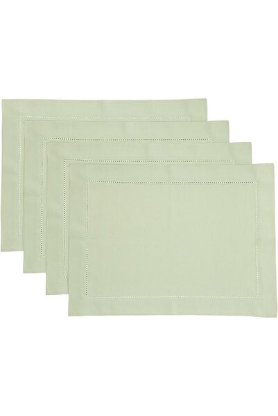 Solino Home Cotton Linen Hemstitch Table Runner – 14 x 36 Inch White Table Ru...