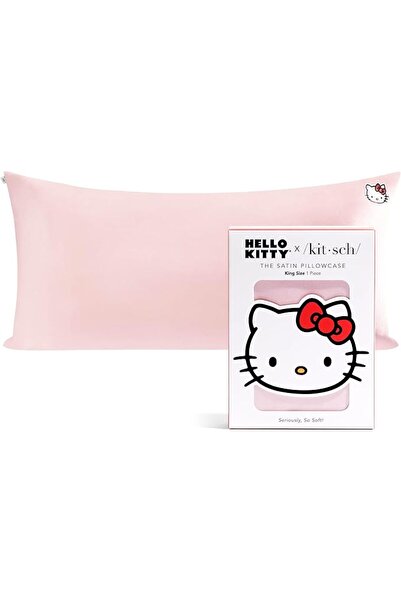 Kitsch Satin Pillowcase for Hair & Skin - Softer Than Silk Pillowcase for Hai...