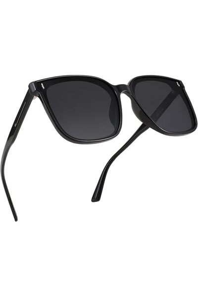 FEISEDY Women Oversized Vintage Polarized Sunglasses Square Trendy Classic Si...