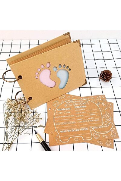 KASTWAVE 40Pcs Advice Cards Baby Shower, Baby Prediction Cards for Shower Bab...