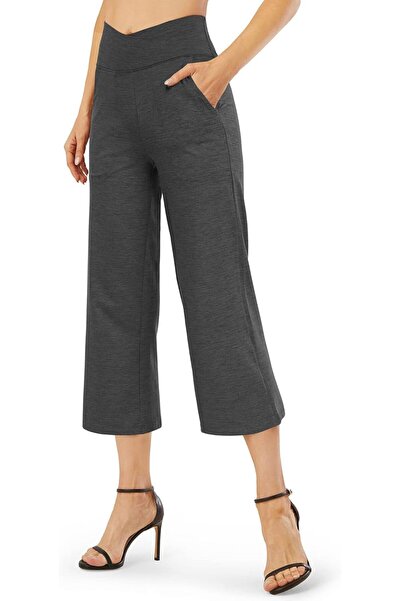 G4Free Yoga Pants with Pockets for Women Wide Leg Dress Pants Flare Stretch P...