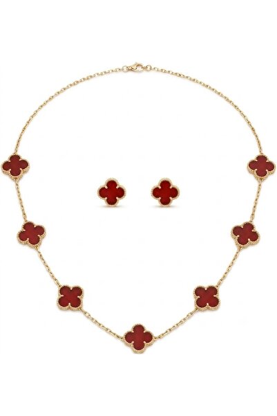 Houzi 2 PCS Jewelry Set – Necklace & Stud Earrings ,