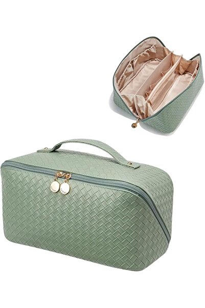 EACHY Travel Makeup Bag,Large Capacity Cosmetic Bags for Women,Waterproof Por...