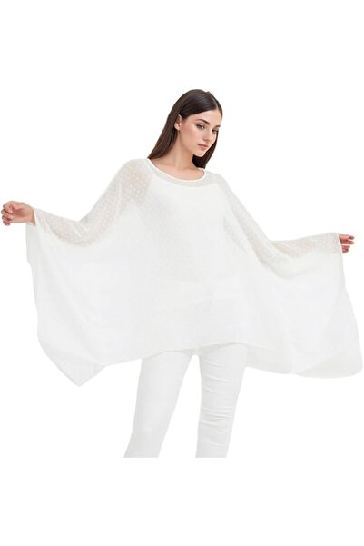 GENERAL Wiiiwish Women's Loose Solid Long Batwing Sheer Chiffon Caftan Wrap P...