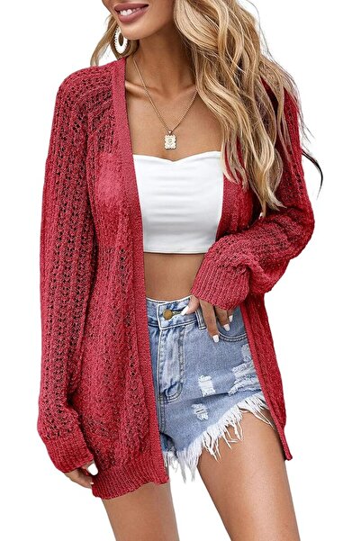 GENERAL XuBa Women's Summer, Light Thin Crochet Long Sleeve Beach Cardigan Co...
