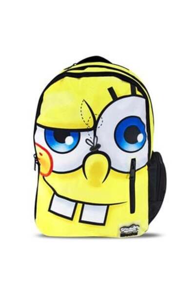 OEM Yellow-Black Schoolbag with Patterned 30x16x44cm