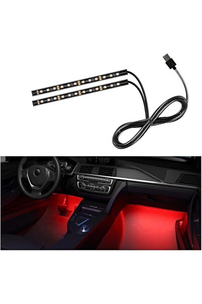 GENERAL Sillf Car Led Strip Light 24 Led Rgb Neon Atmosphere Light 12V Interi...