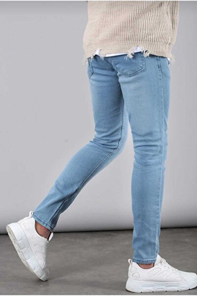 Lina Jean Men's Denim Jeans Regular Pipe Leg Denim Jeans