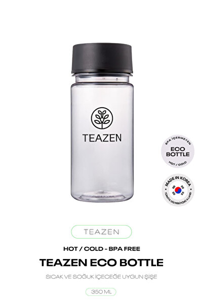 TEAZEN Soğuk ve Sıcak İçecek İçin Şeffaf Şişe Hot / Cold Eco Bottle BPA İçermez