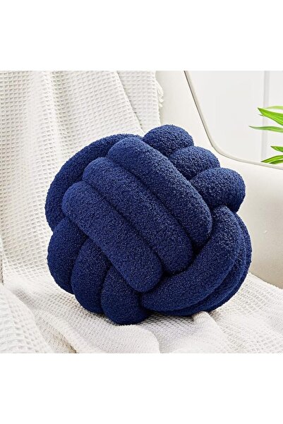 Uvvyui Knot Pillow Ball, Soft Home Decorative Round Throw Pillow, Handmade Kn...