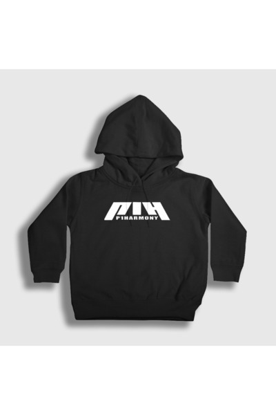 Presmono Unisex Kids Black Logo K-Pop P1Harmony Hooded Sweatshirt 620244Tt
