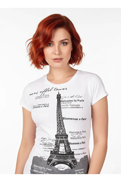 Mariposa Secret Tower Printed T-Shirt 8006