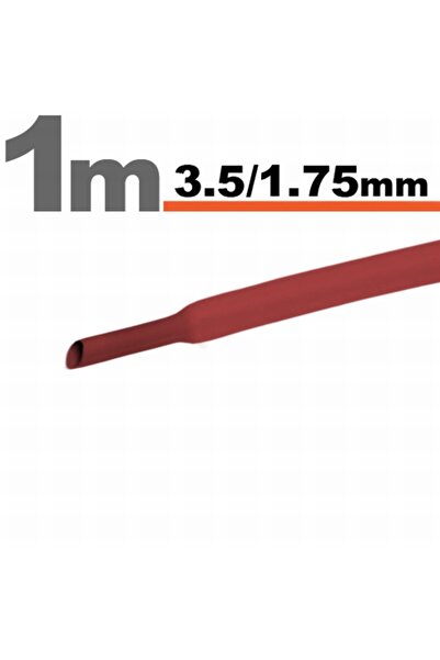 Alista Home Red heat shrink tube 3.5 / 1.75 mm, cable insulation tube, 15 m, ...